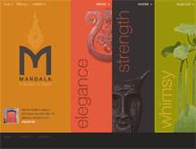 Tablet Screenshot of mandalacreations.com